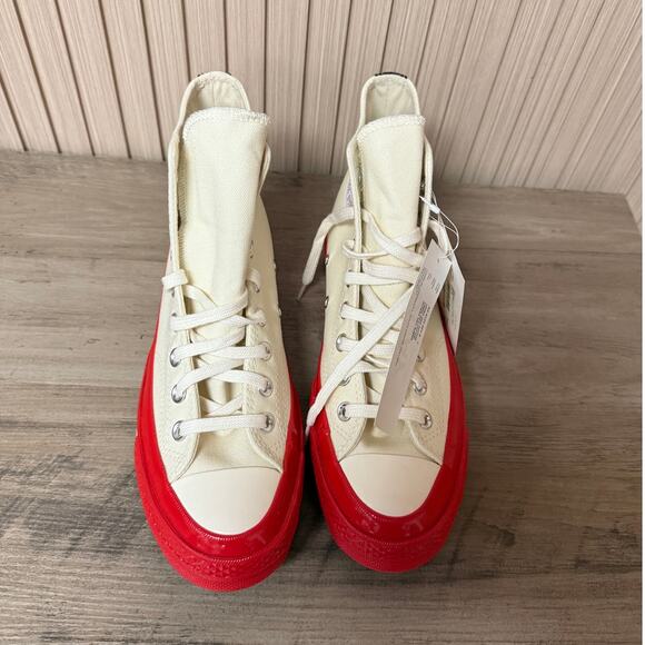 Converse x PLAY Comme des Garçons Chuck 70 A01794C - Unisex Women’s 9 / Men’s 7 - Picture 4 of 13